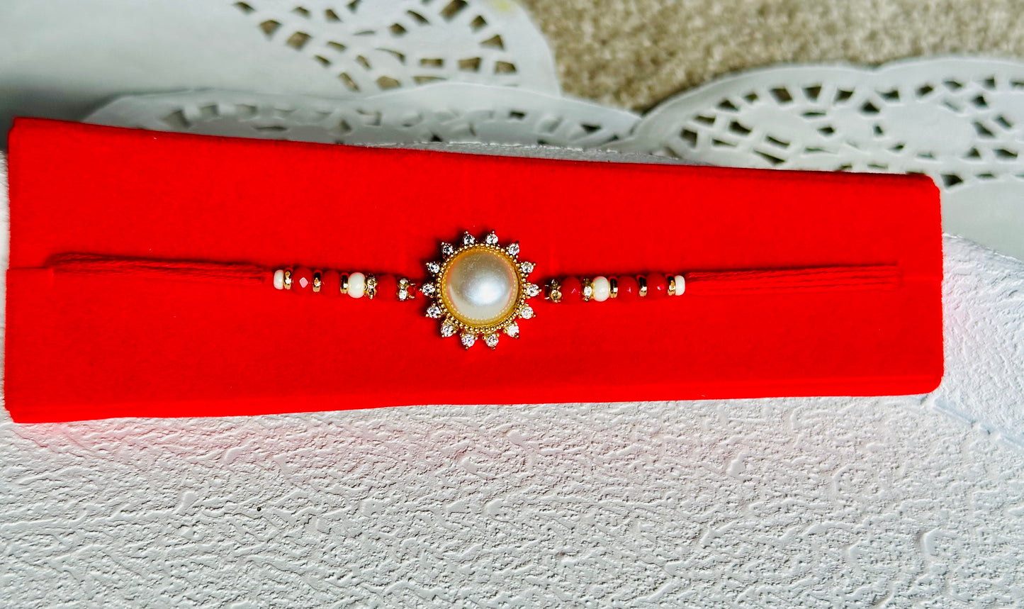 Pearl Glory Rakhi |Premium Rakhi