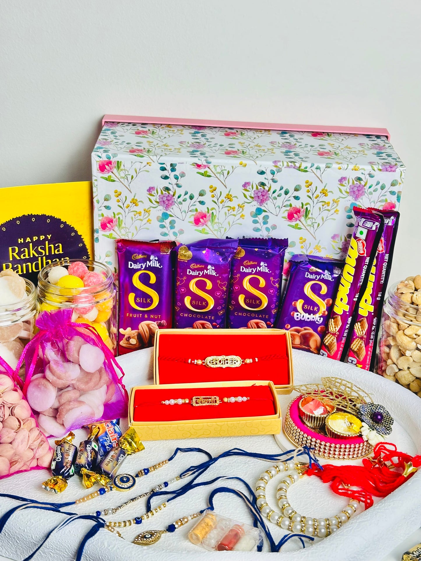 Premium Customised Rakhi Hamper |Does not include Any Rakhi| Add Rakhi from Menu separately
