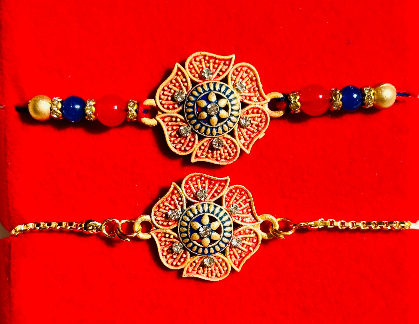 Royal Lotus Duo Bracelet Bhai Bhabhi Set | Family Pack