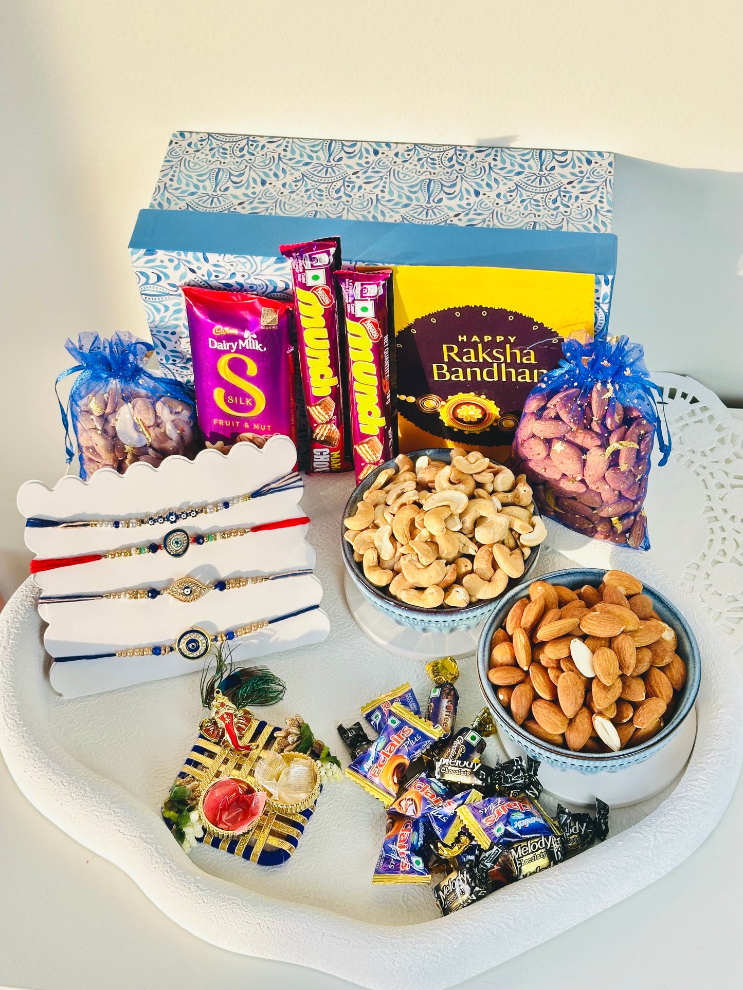 Premium Customised Rakhi Hamper |Does not include Any Rakhi| Add Rakhi from Menu separately
