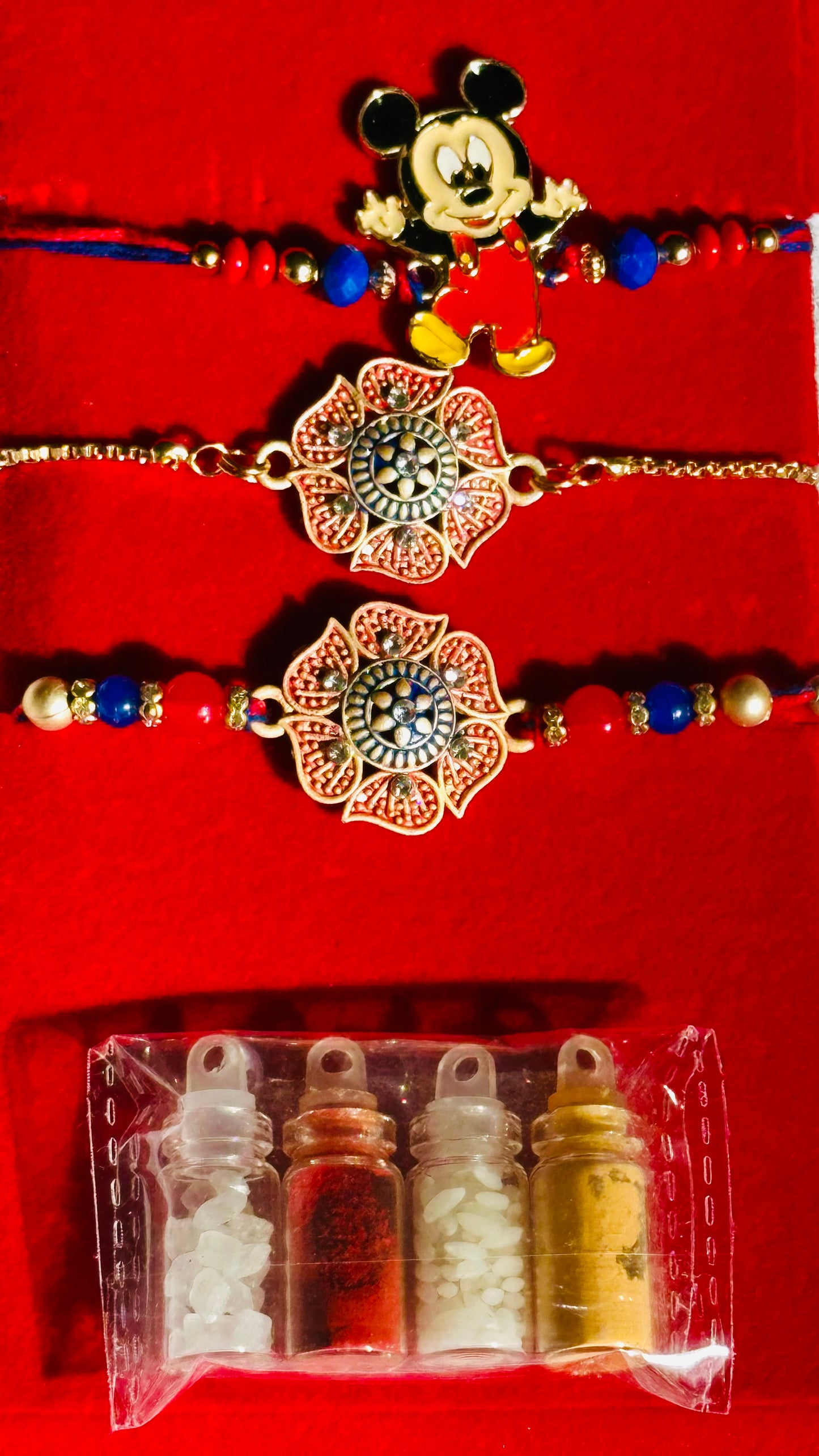 Royal Lotus Duo Bracelet Bhai Bhabhi Set | Family Pack