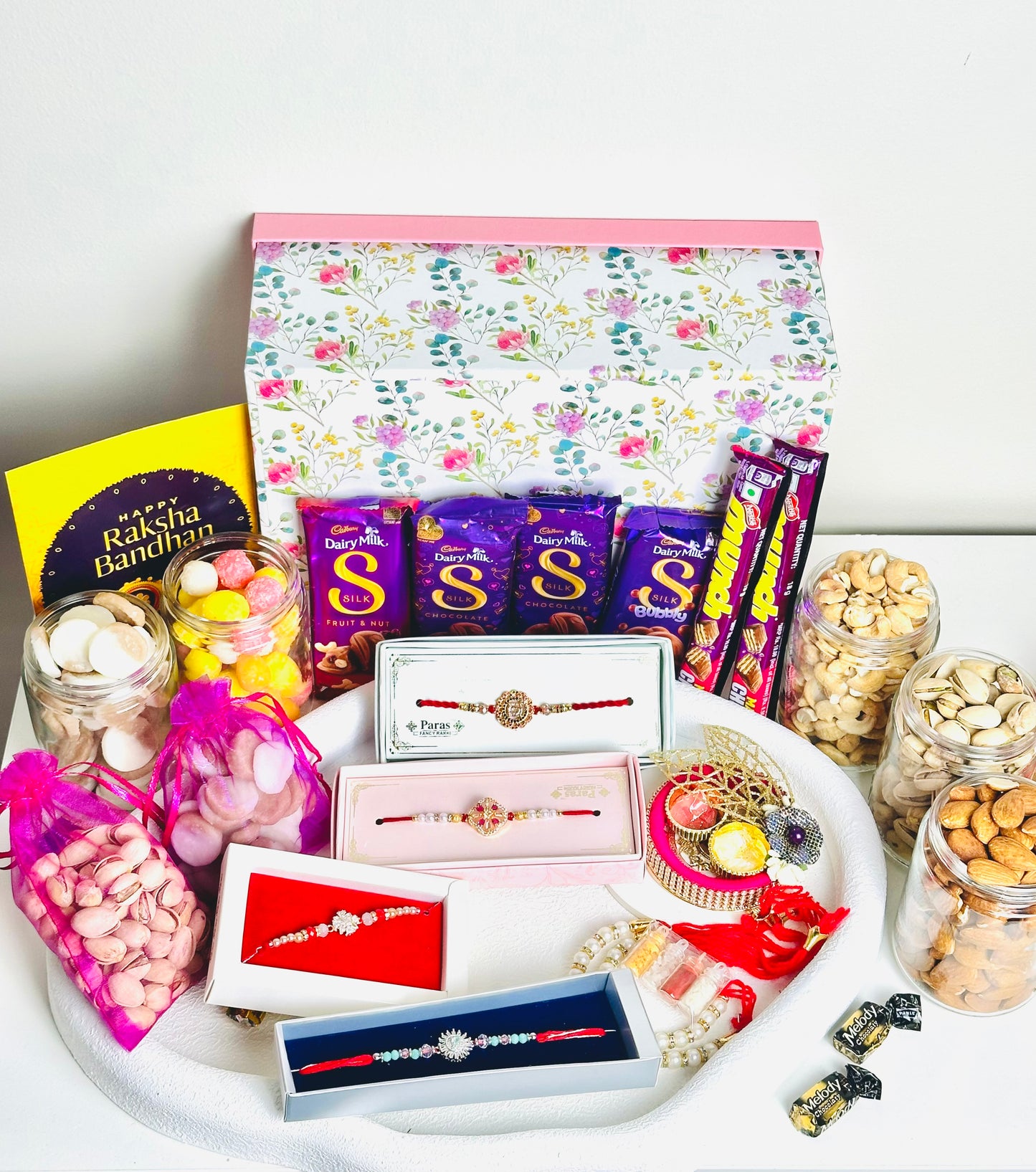 Premium Customised Rakhi Hamper |Does not include Any Rakhi| Add Rakhi from Menu separately