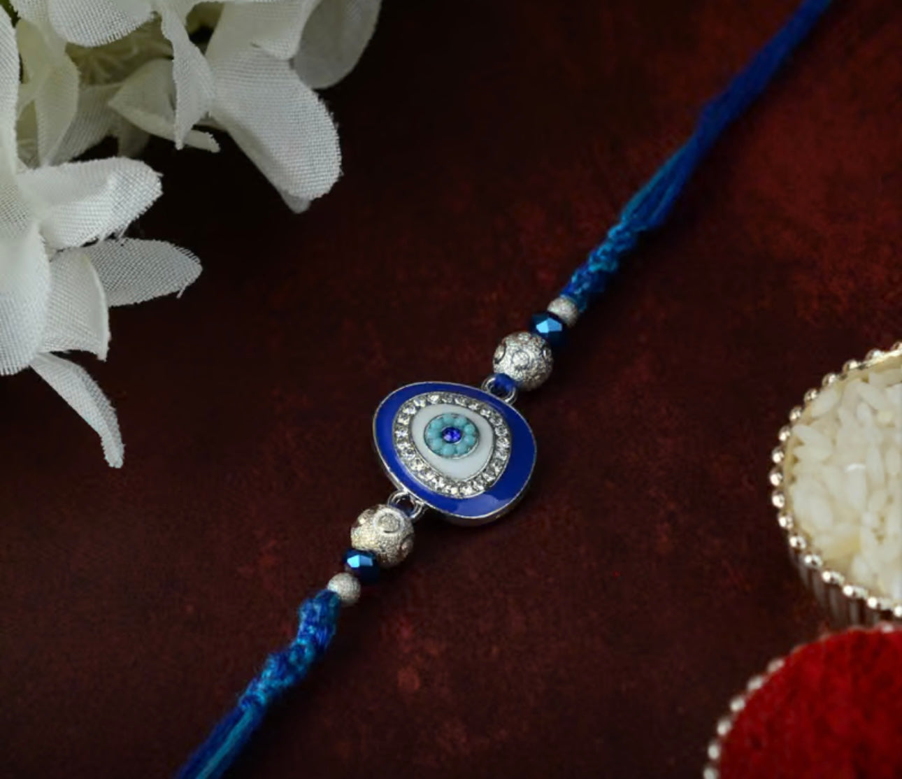 Evil Eye Protection Stone Rakhi