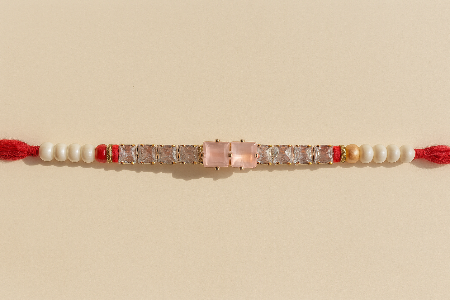 Pastel American Stone Bhai Rakhi