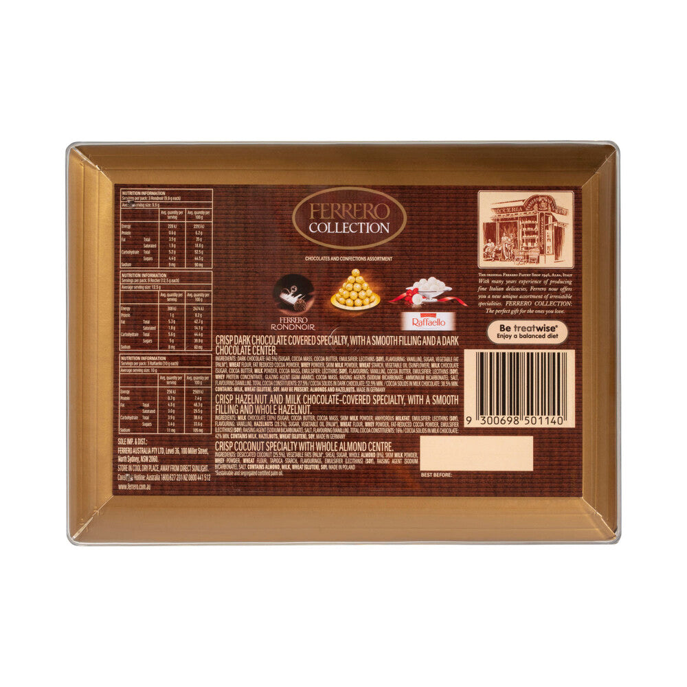 Ferrero Collection Rocher Raffaello Rondnoir Chocolate Gift Box 15 Pack | 172g