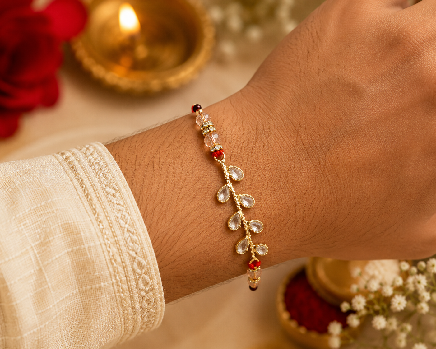 Golden Vine |American Stone Premium |Bhai Rakhi
