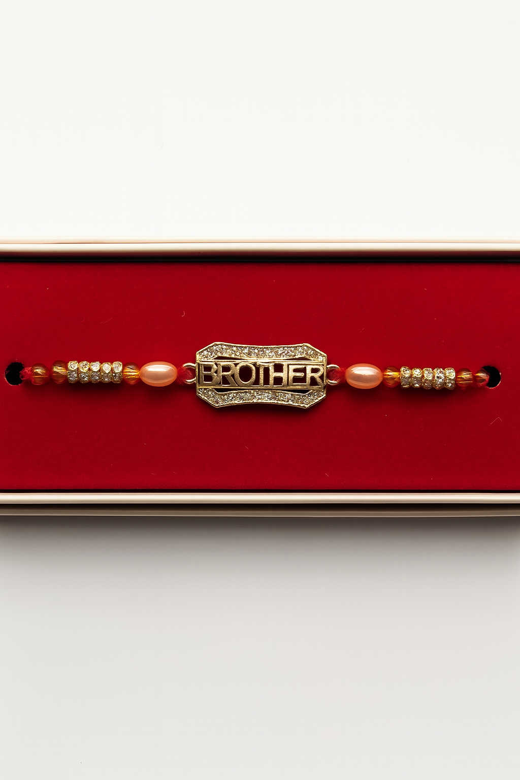 Brother Title Golden Rakhi Premium |Bhai Rakhi
