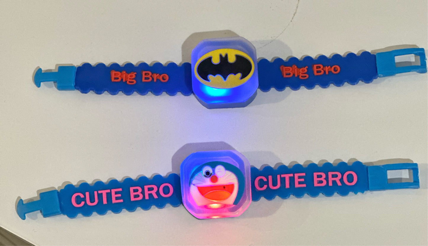 Led Cartoon Light Kids Rakhi