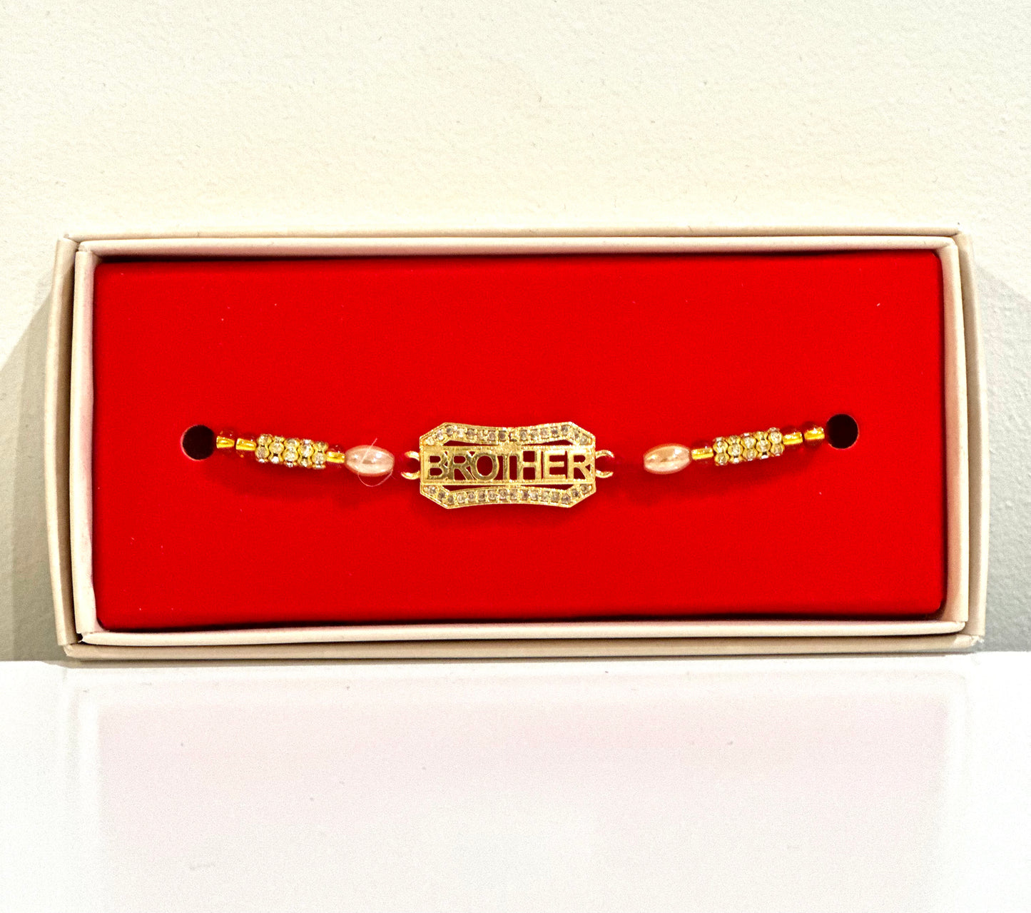 Brother Title Golden Rakhi Premium |Bhai Rakhi