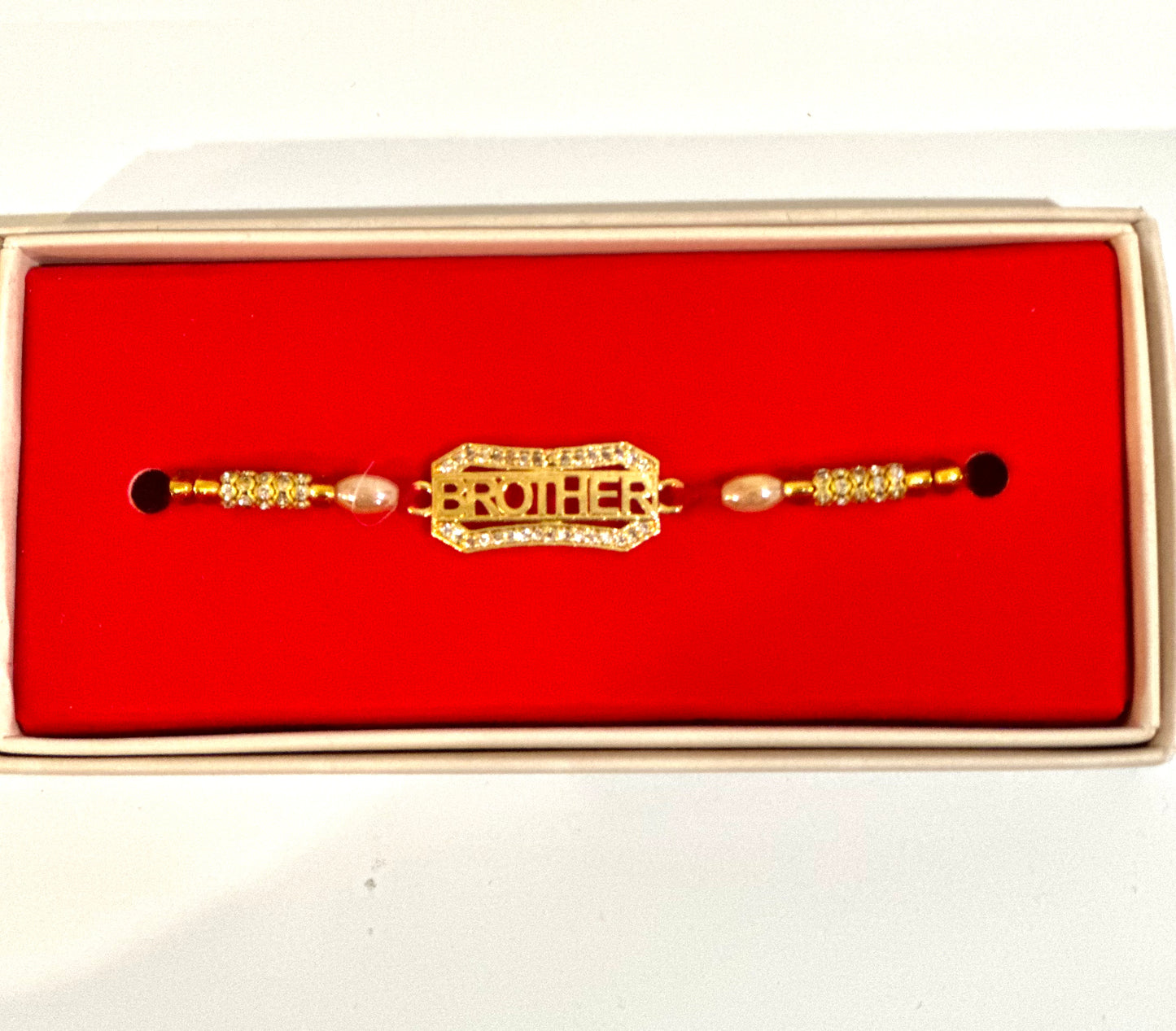 Brother Title Golden Rakhi Premium |Bhai Rakhi