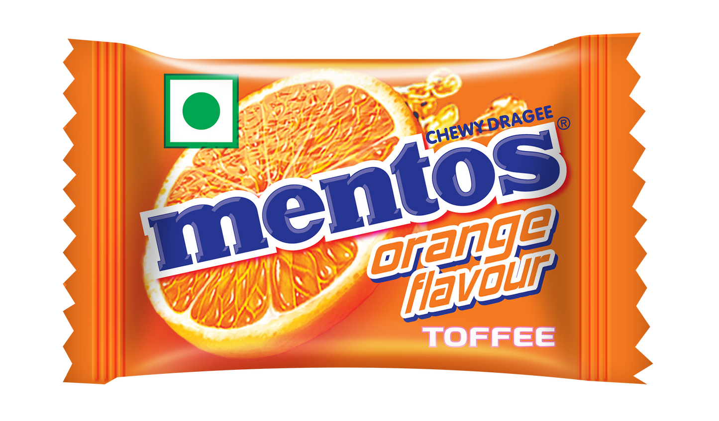 Mentos Orange flavour |Pack of 20