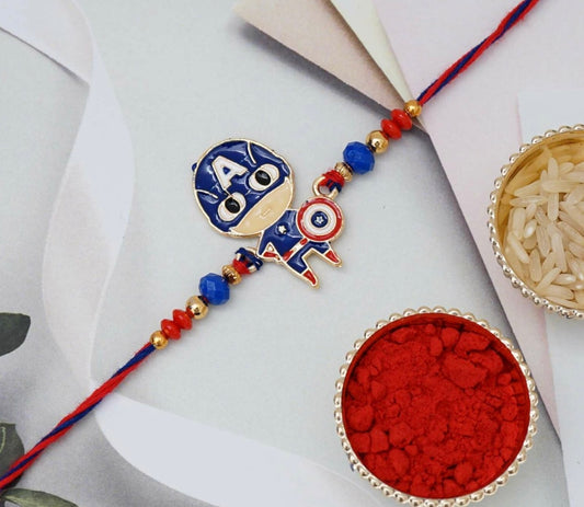 Captain America Superhero |Kids Rakhi