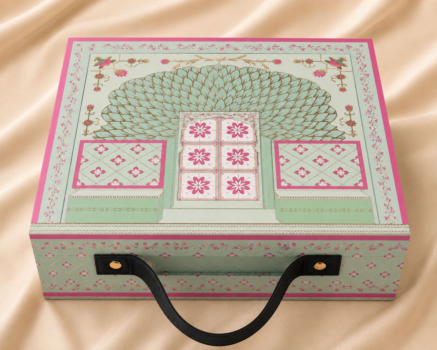 Royal Sapphire Luxury Hamper With 5 Rakhis