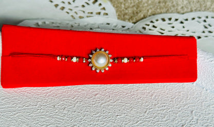 Pearl Glory Rakhi |Premium Rakhi