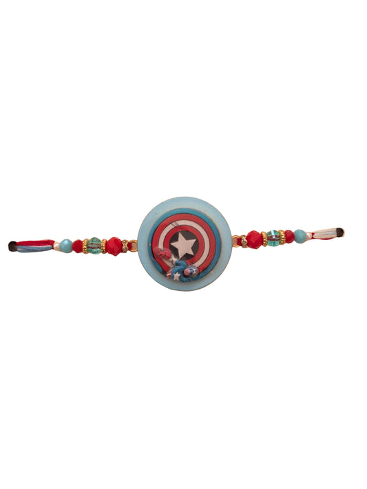 Captain America Shield Spinner| Kids Rakhi with Ludo game