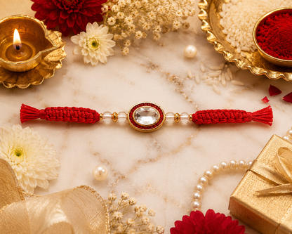 Kundan Stone Premium | Bhai Rakhi