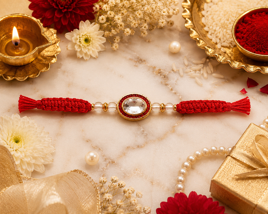 Kundan Stone Premium | Bhai Rakhi