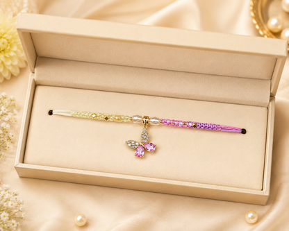 Pink Stone Butterfly | Premium Girls Bracelet