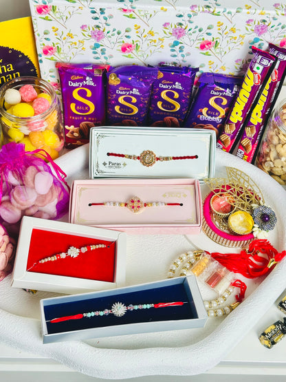 Premium Customised  Rakhi  Hamper |Does not include Any Rakhi| Add Rakhi from Menu separately