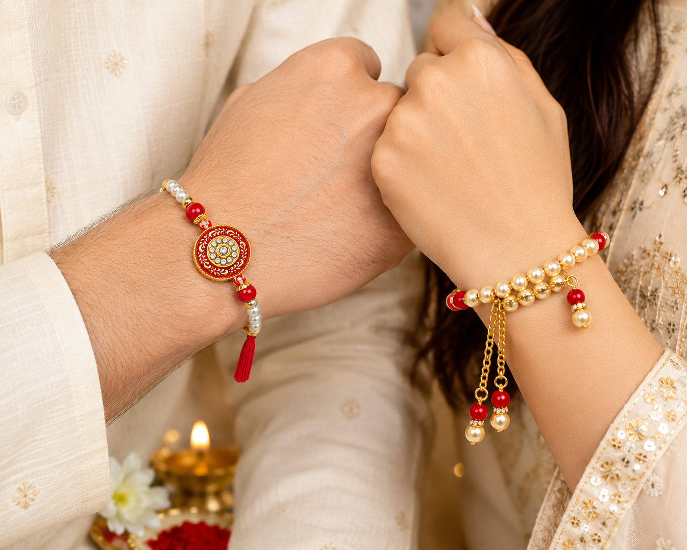 Shagun Bhai Bhabhi Bracelet Combo