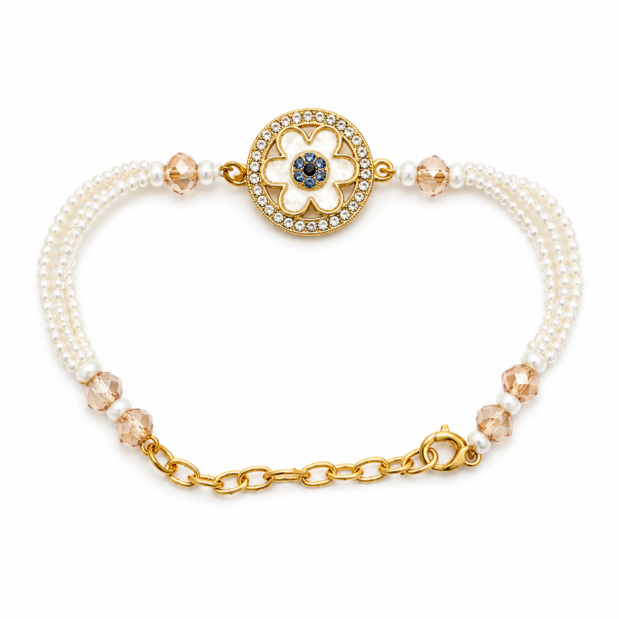 Noor Blossom Pearl | Bhabhi Premium | Rakhi Bracelet