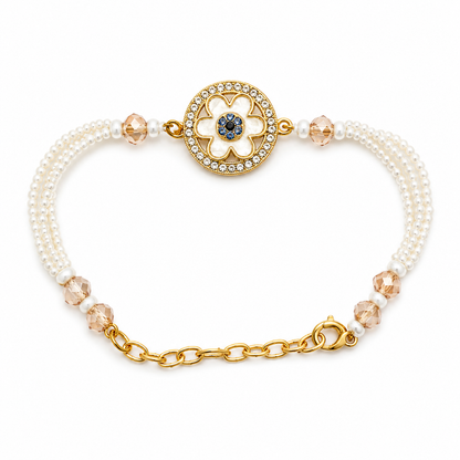 Noor Blossom Pearl | Bhabhi Premium | Rakhi Bracelet