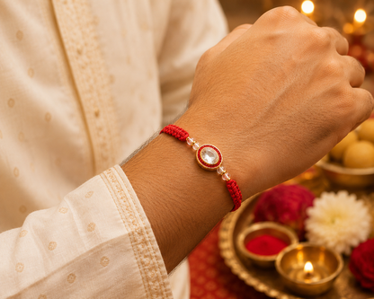 Kundan Stone Premium | Bhai Rakhi