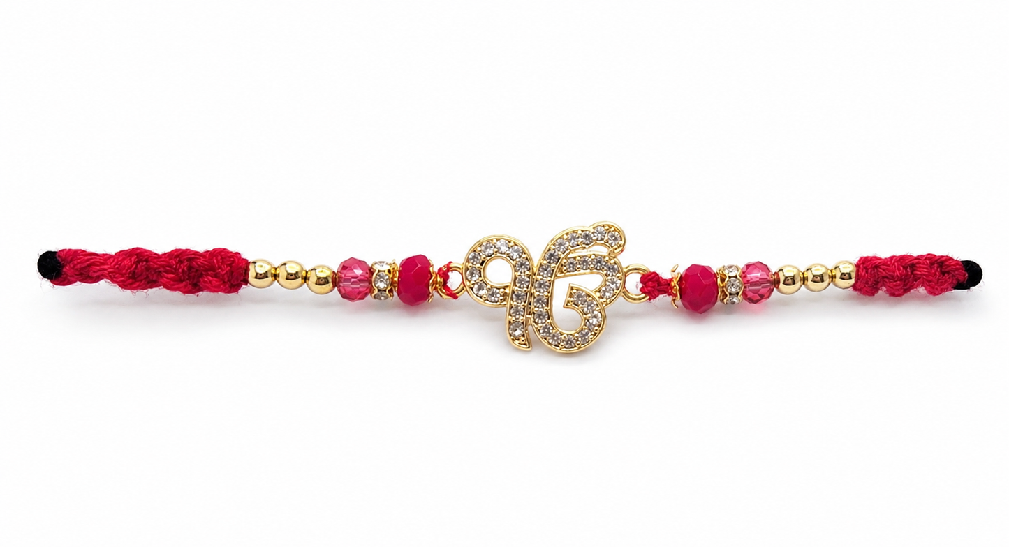 Ek Onkar American Stone | Premium Rakhi