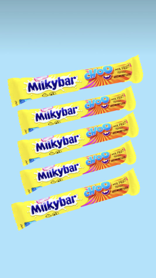 Milkybar Choo Mixed fruit flavour | Pack of 5