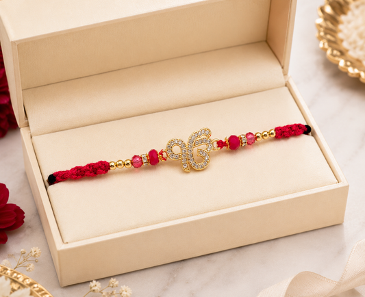 Ek Onkar American Stone | Premium Rakhi