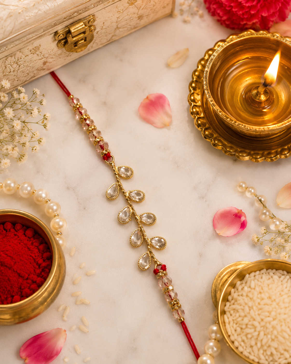 Golden Vine |American Stone Premium |Bhai Rakhi