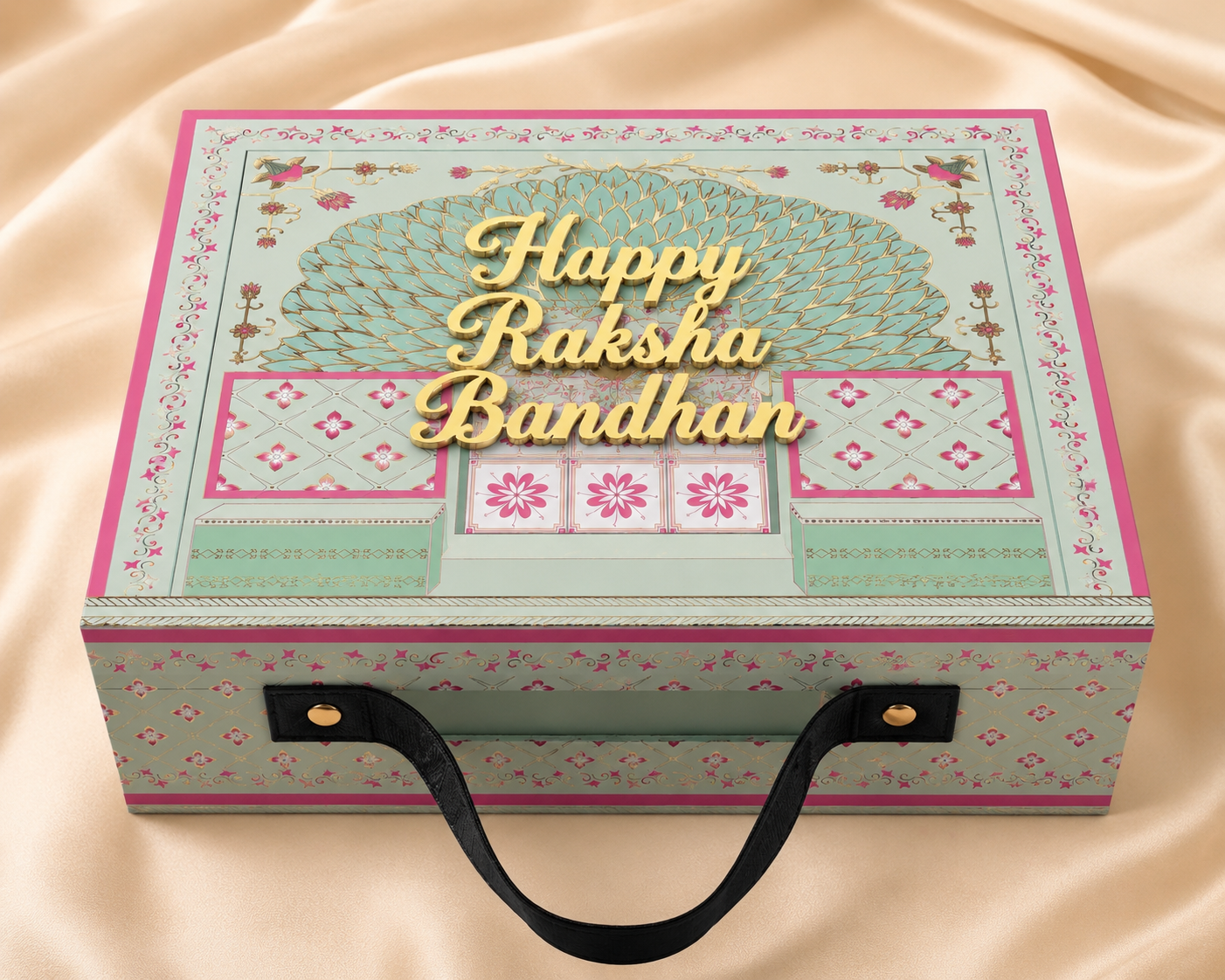 Royal Sapphire Luxury Hamper With 5 Rakhis