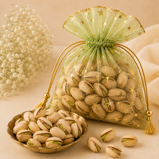 ROASTED SALTED PISTACHIOS POTLI