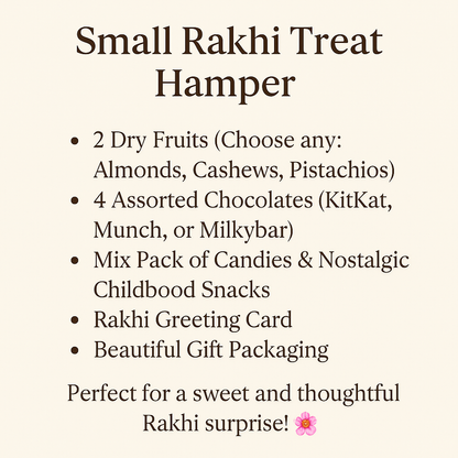 Premium Customised  Rakhi  Hamper |Does not include Any Rakhi| Add Rakhi from Menu separately