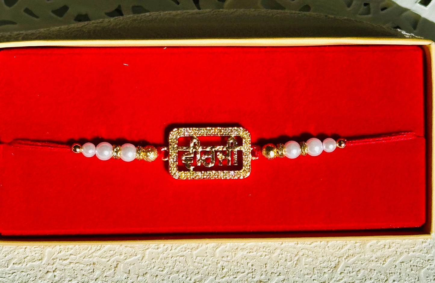 Veerji Pearl Rakhi premium