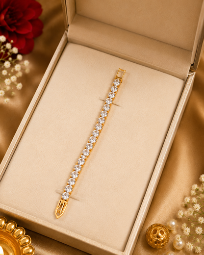 Aurora Tennis Bracelet| Luxury Bhabhi Rakhi
