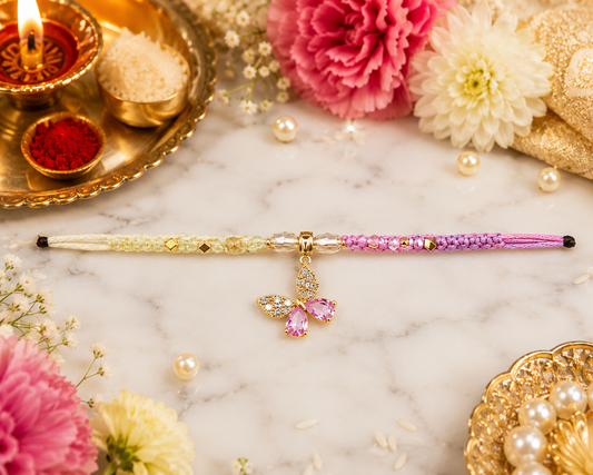Pink Stone Butterfly | Premium Girls Bracelet