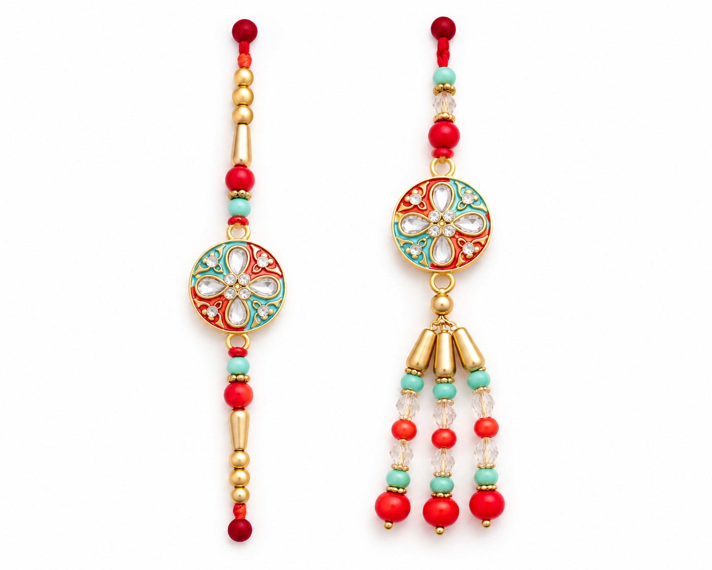 Meenakari Elegance Set  |Bhai Bhabhi Combo