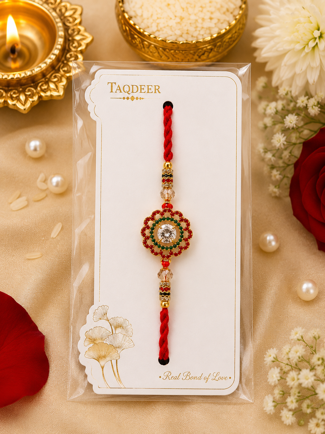 Divine Halo Rakhi premium |Bhai Rakhi