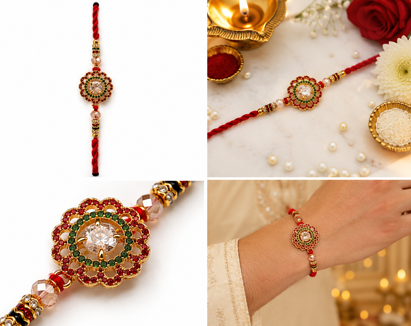 Divine Halo Rakhi premium |Bhai Rakhi