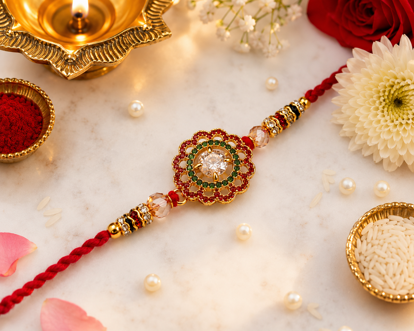 Divine Halo Rakhi premium |Bhai Rakhi