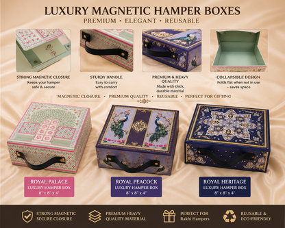 Royal Peacock Signature Premium  Hamper with 2 Bhai Rakhi