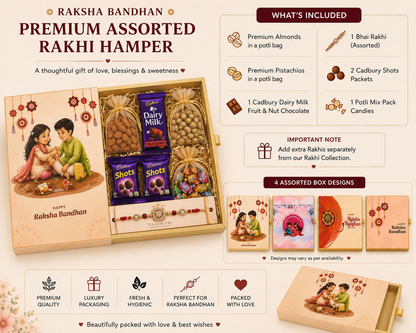 Classic Rakhi Hamper with 1 Rakhi