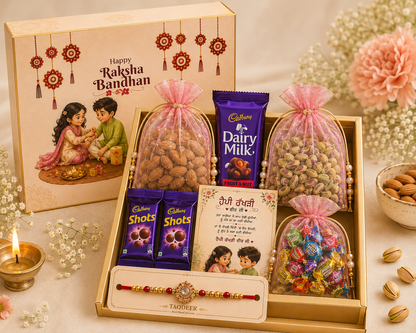 Classic Rakhi Hamper with 1 Rakhi