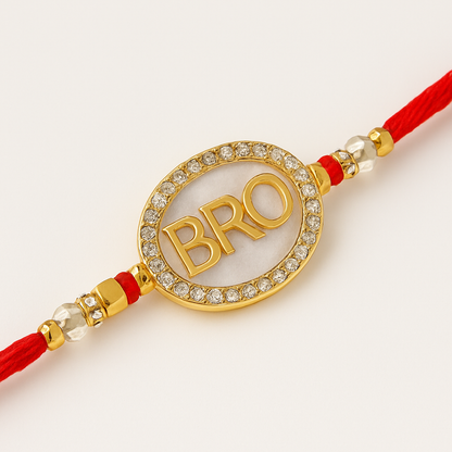 Shagun BRO Rakhi – Marble Elegance