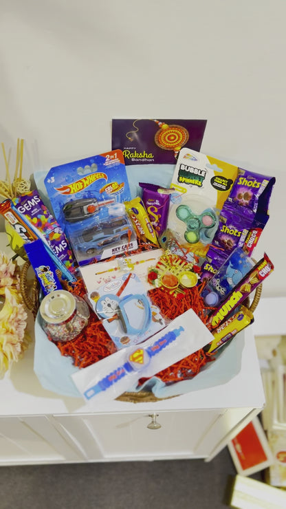 Kids Hamper for Bhai Large  |Includes Rakhi